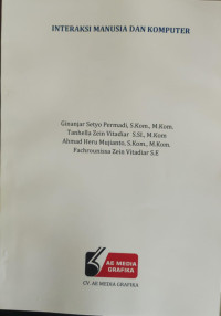 Image of Interaksi Manusia dan Komputer